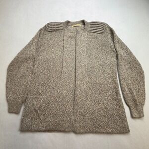 Simply Natural Linda Ebel Alpaca Blend Open Front Cardigan Women's one size EUC